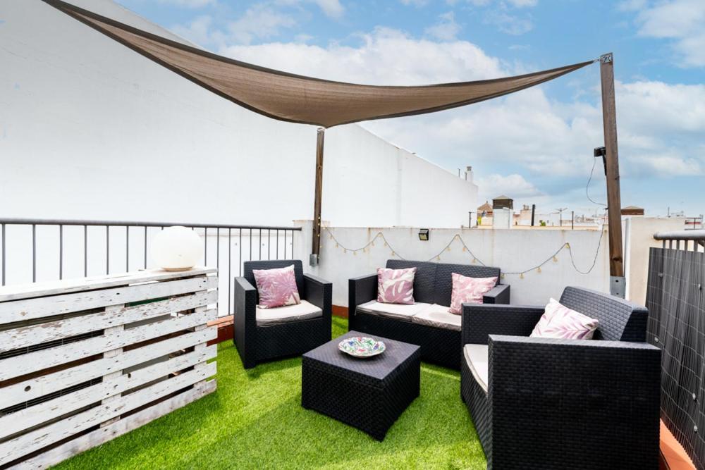 Alf8 Apartamento En Triana Con Dos Terrazas Sewilla Zewnętrze zdjęcie